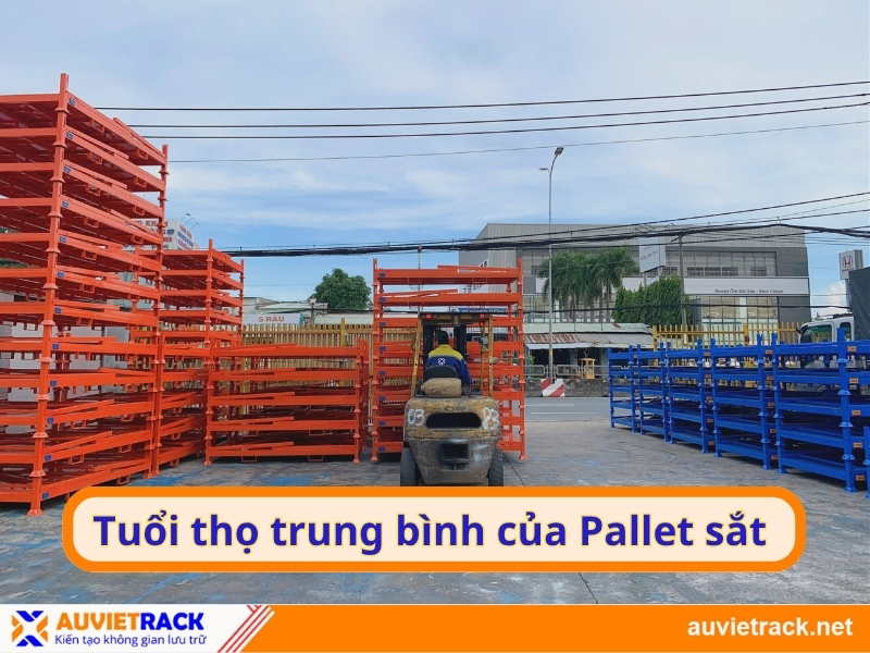 Tuổi thọ trung bình cua pallet sắt 